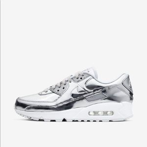 Silver Metallic Nike Air Max
